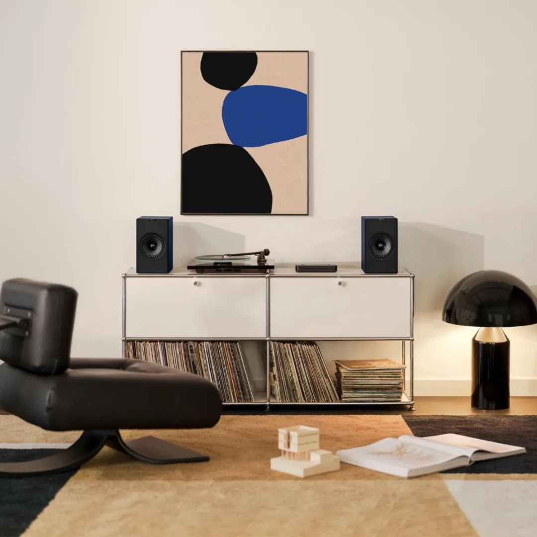 Kef Coda W Actieve HiFi-Luidspreker - Midnight Blue (Paar)