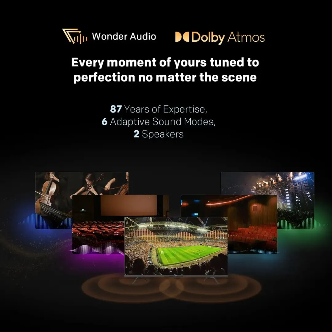 METZ 55MUF7000Z – 55 inch 4K Ultra HD Smart TV – Google TV – Dolby Vision & Dolby Audio – WiFi & Bluetooth – 55” Televisie