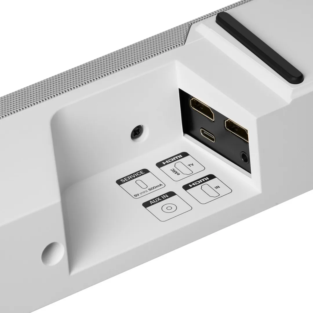 Teufel CINEBAR 11 Surround voor Dolby Atmos 4.1-Set - Soundbar met subwoofer & rearspeakers - wit - afbeelding 6 van 6