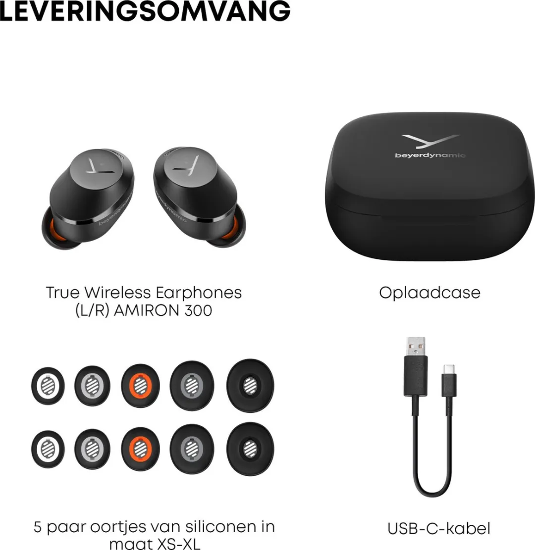 beyerdynamic Amiron 300 True Wireless Oordopjes - Zwart
