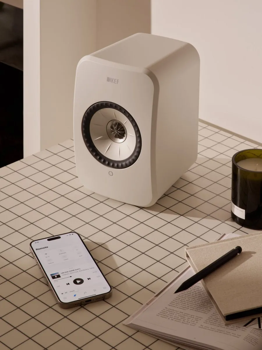 KEF LSX II LT Draadloze HiFi-luidsprekers - Wit