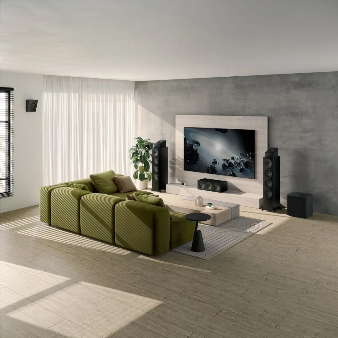 KEF Q8 Meta Atmos Speaker - Zwart