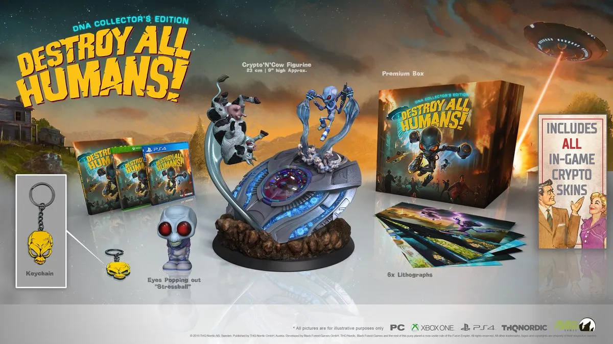 THQ Nordic Destroy All Humans DNA Collector's Edition PS4