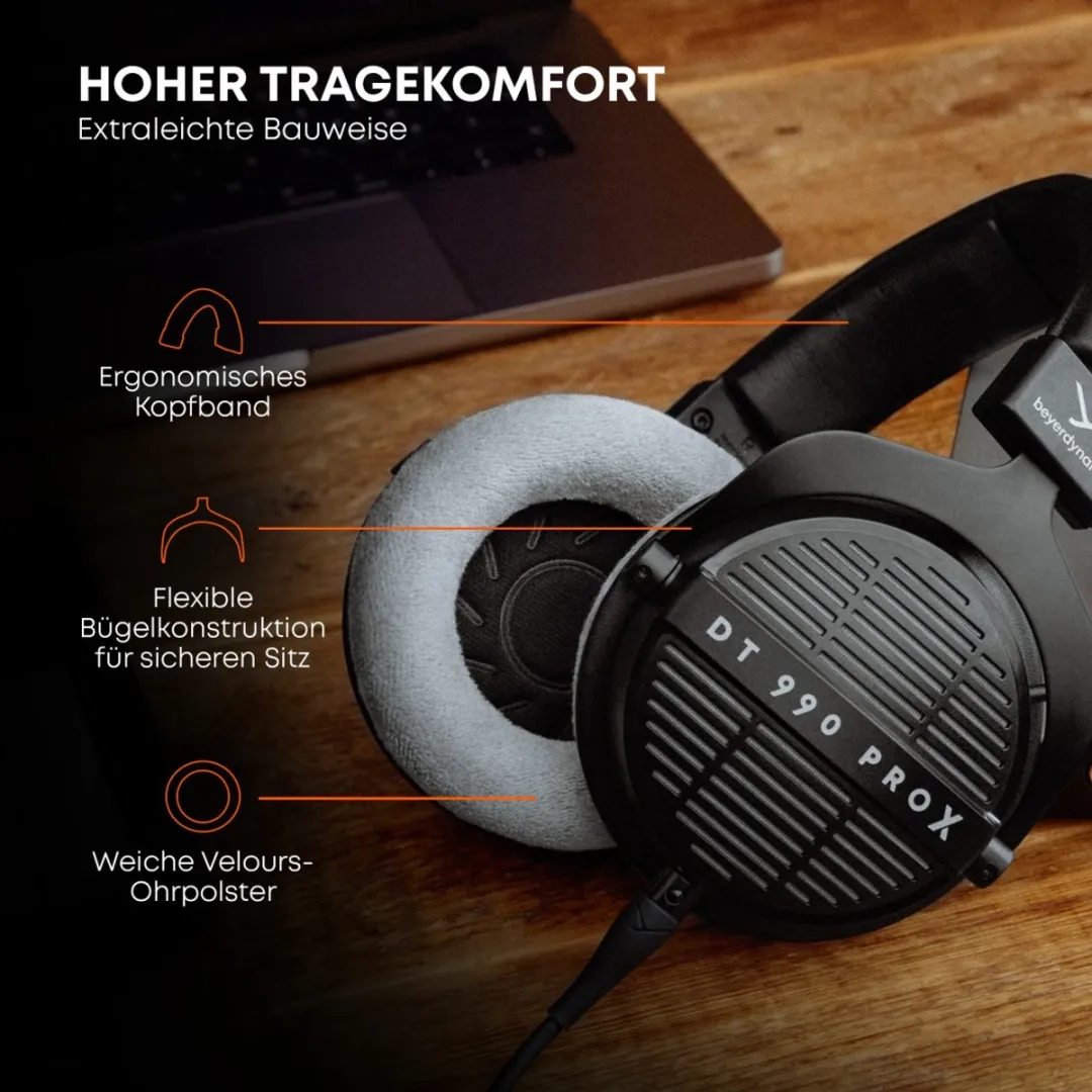 beyerdynamic DT 990 Pro X Studio Koptelefoon - 00231870 - Zwart