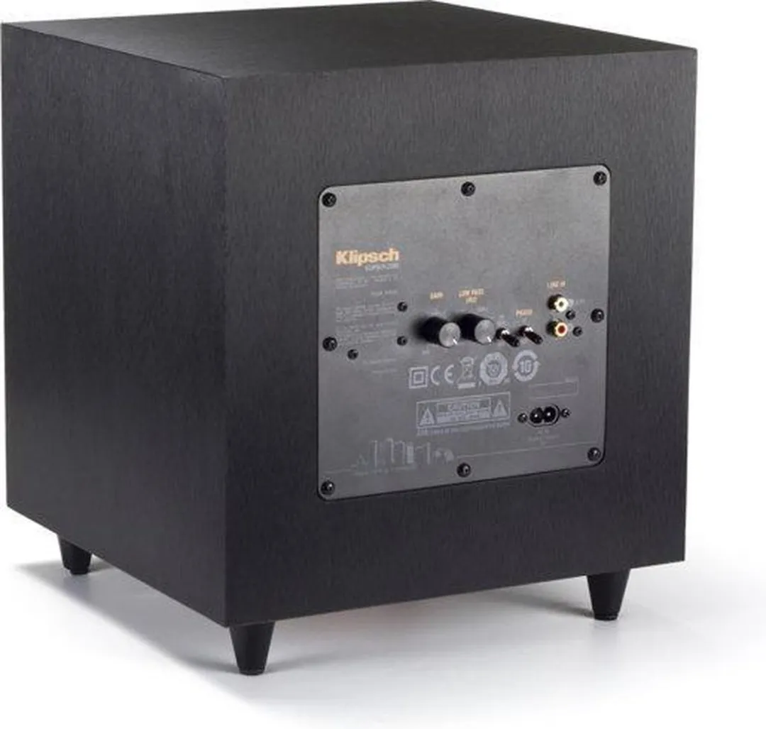 Klipsch R-8SW Subwoofer 150W - 8 Inch - Zwart