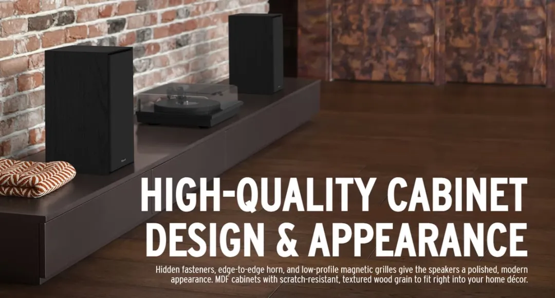 Klipsch R-40M Boekenplankluidsprekers - 2 Stuks - Zwart - afbeelding 6 van 6