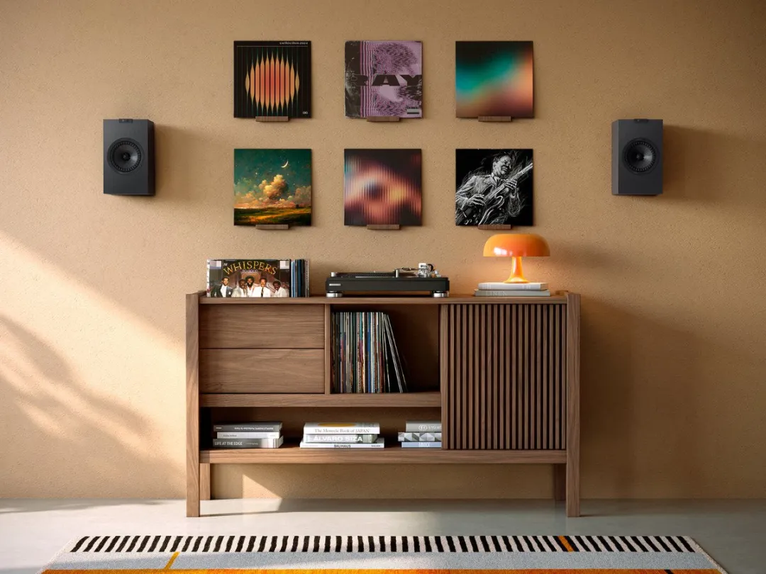 Kef Q1 Meta Luidspreker - Zwart (Per Paar)
