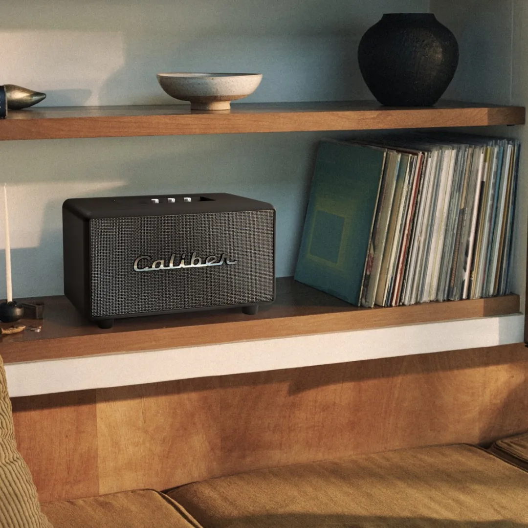 Caliber Retro Speaker HFG411BT - 200W Bluetooth - TWS - Zwart