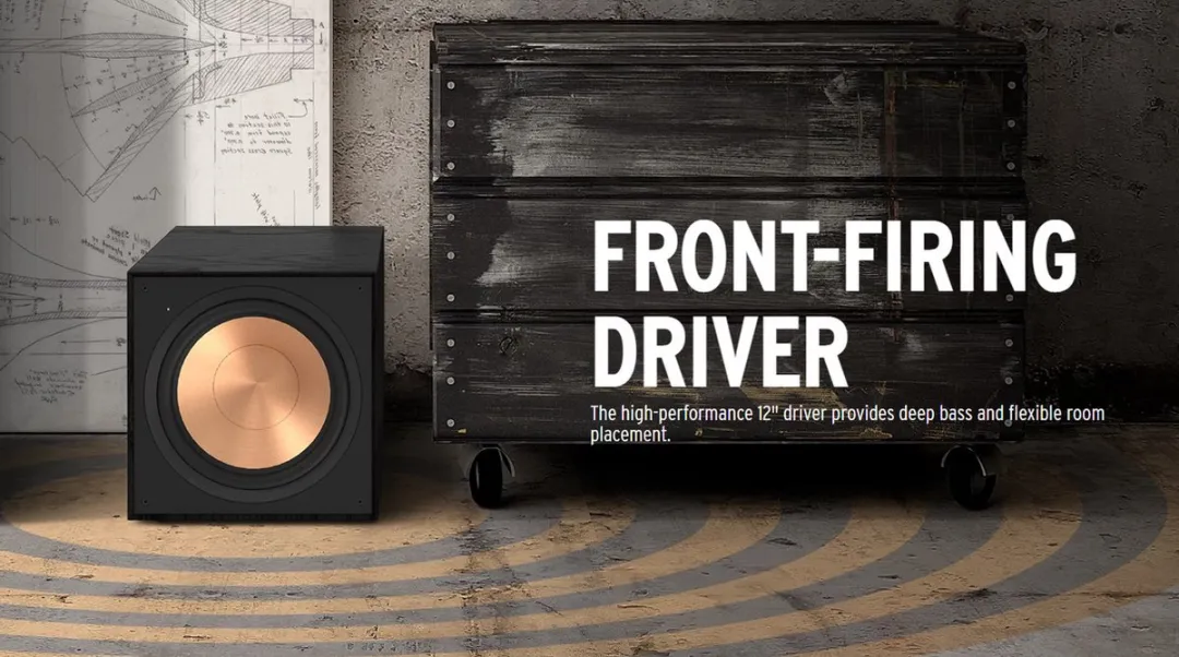 Klipsch Reference R-121SW Subwoofer 150W - 12 Inch - Zwart