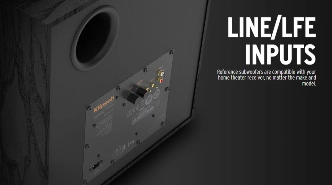 Klipsch Reference R-121SW Subwoofer 150W - 12 Inch - Zwart