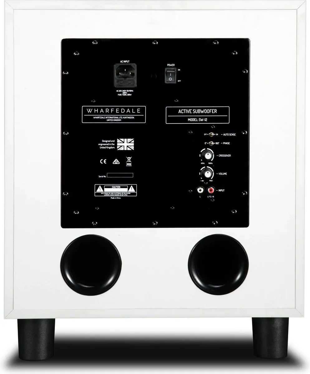 Wharfedale SW-12 Subwoofer 300W - 12" - Wit