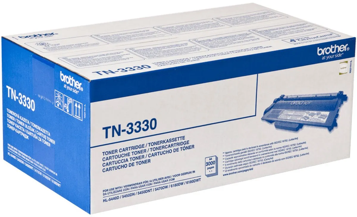 Brother TN-3330 Tonercartridge - Zwart