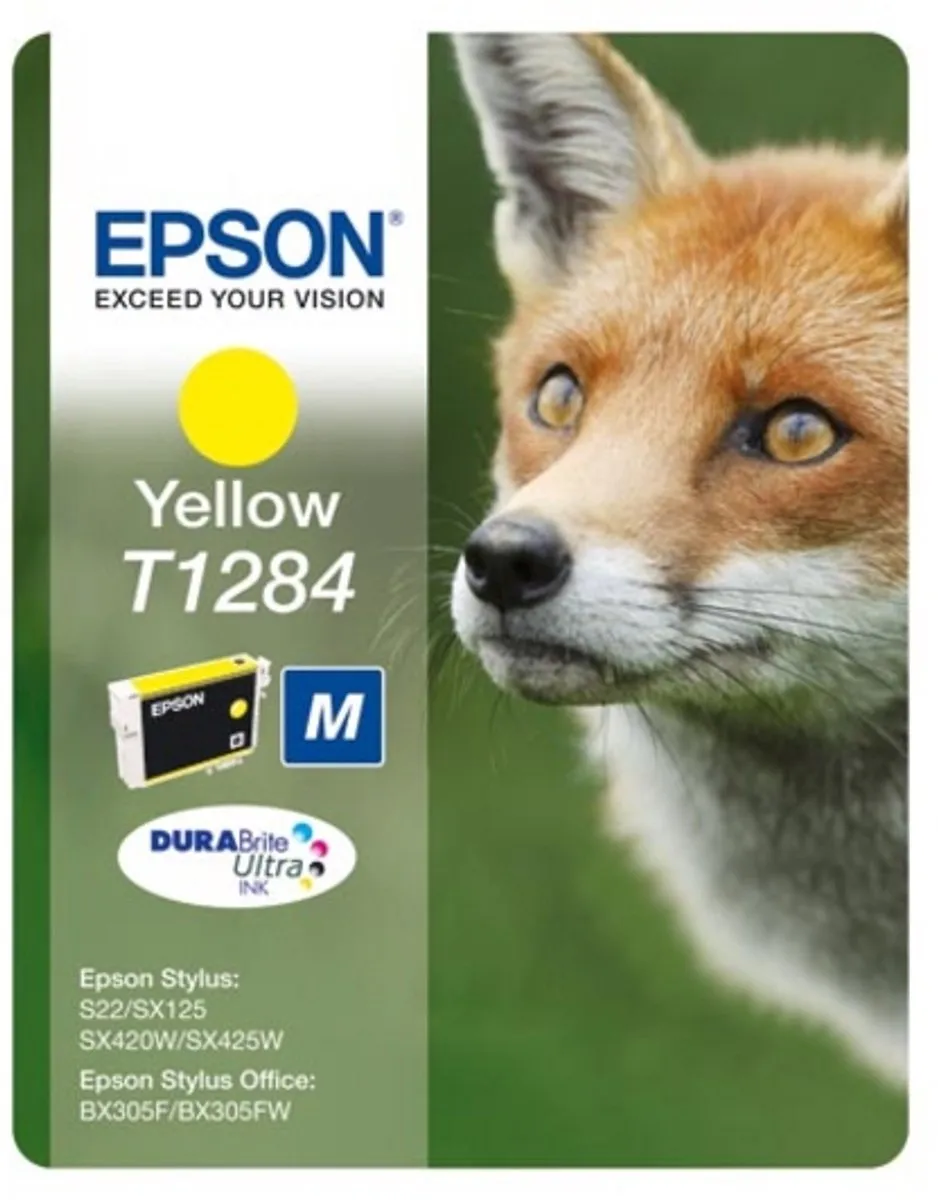 Epson T1284 Geel Inktcartridge C13T12844020