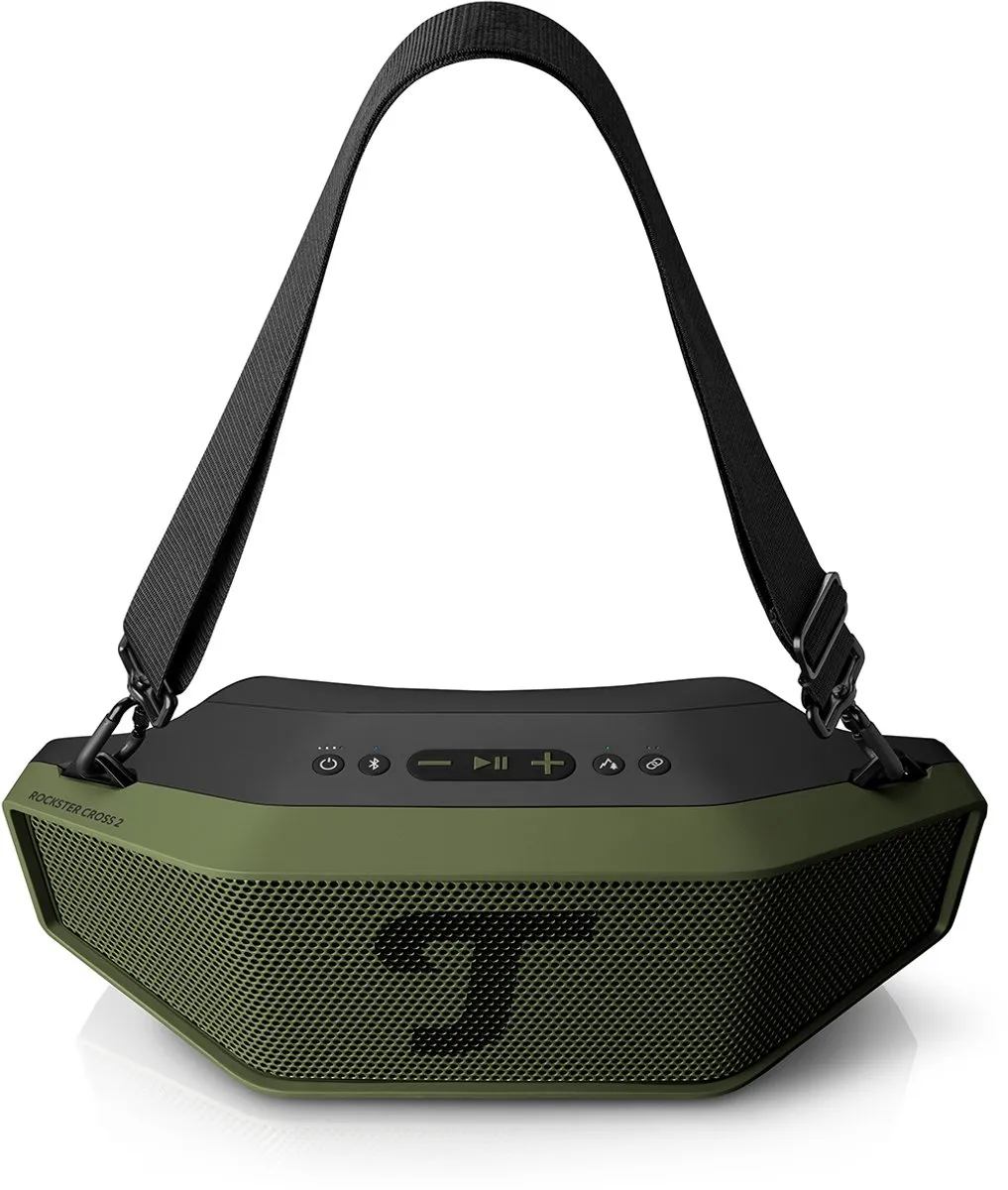 Teufel ROCKSTER CROSS 2 Draagbare Bluetooth Speaker - 39W - Black & Green - afbeelding 6 van 6