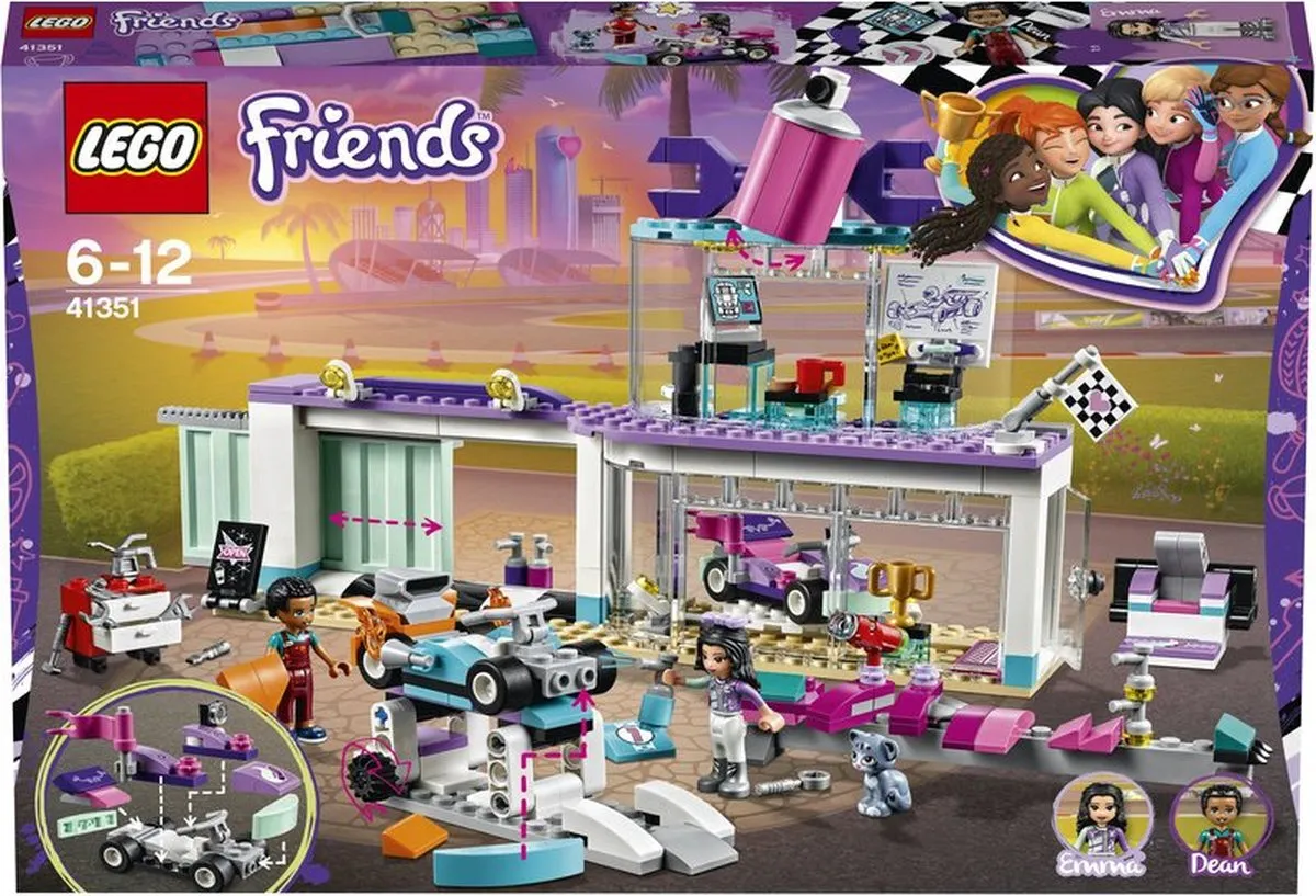 LEGO Friends Kart Creatieve Tuningshop 41351 - Paars