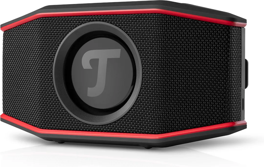 Teufel ROCKSTER GO 2 Draadloze Bluetooth Speaker - IPX67 - Zwart & Rood