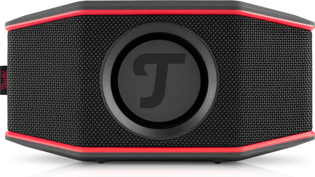 Teufel ROCKSTER GO 2 Draadloze Bluetooth Speaker - IPX67 - Zwart & Rood - afbeelding 6 van 6