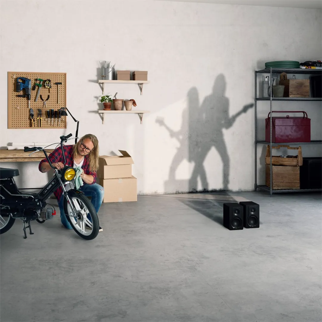 Dali Kupid Passieve Boekenplank Speaker - Zwart