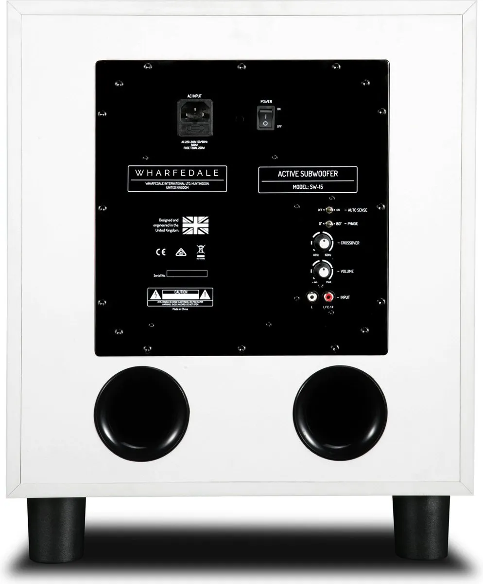 Wharfedale SW-15 Subwoofer 400W - 15" - Wit