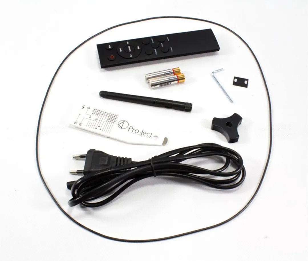 Pro-Ject Jukebox E1 OM5e Platenspeler Versterker 2x25W - Wit