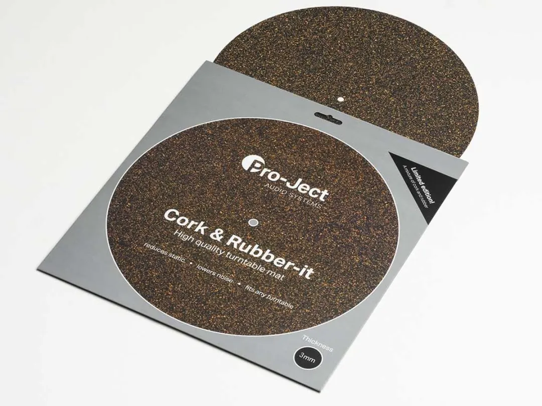 Pro-Ject Cork & Rubber-It 3mm Platenspeleraccessoire