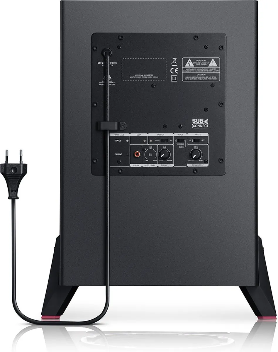 Teufel T 8 Subwoofer 100W - Zwart - afbeelding 6 van 6