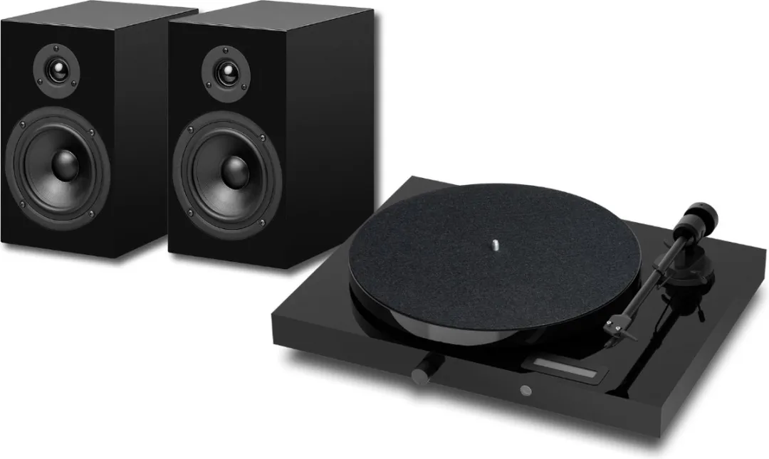 Pro-Ject Jukebox E1 Set - Draaitafel met Speaker Box 5E - Zwart