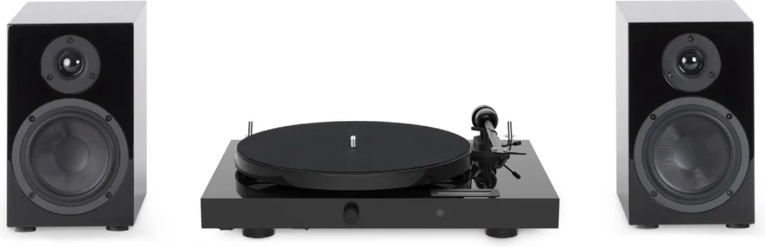 Pro-Ject Jukebox E1 Set - Draaitafel met Speaker Box 5E - Zwart