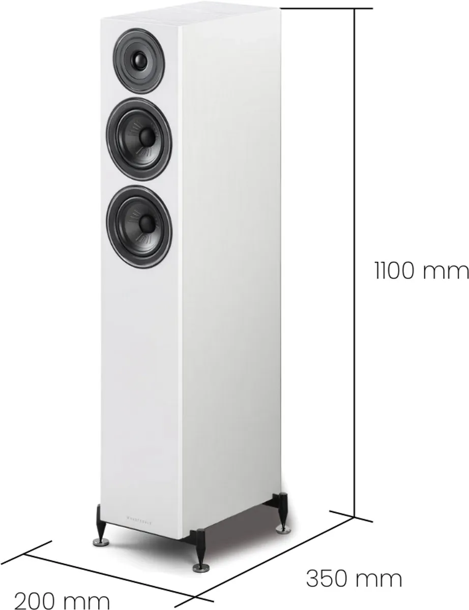 Wharfedale Diamond 12.4 Vloerstaande Speakers - Wit