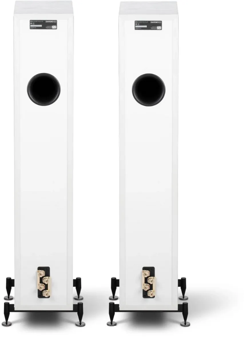Wharfedale Diamond 12.4 Vloerstaande Speakers - Wit