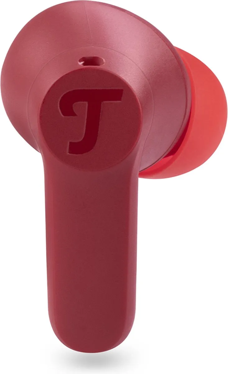 Teufel Airy TWS 2 In-ears - Robijnrood
