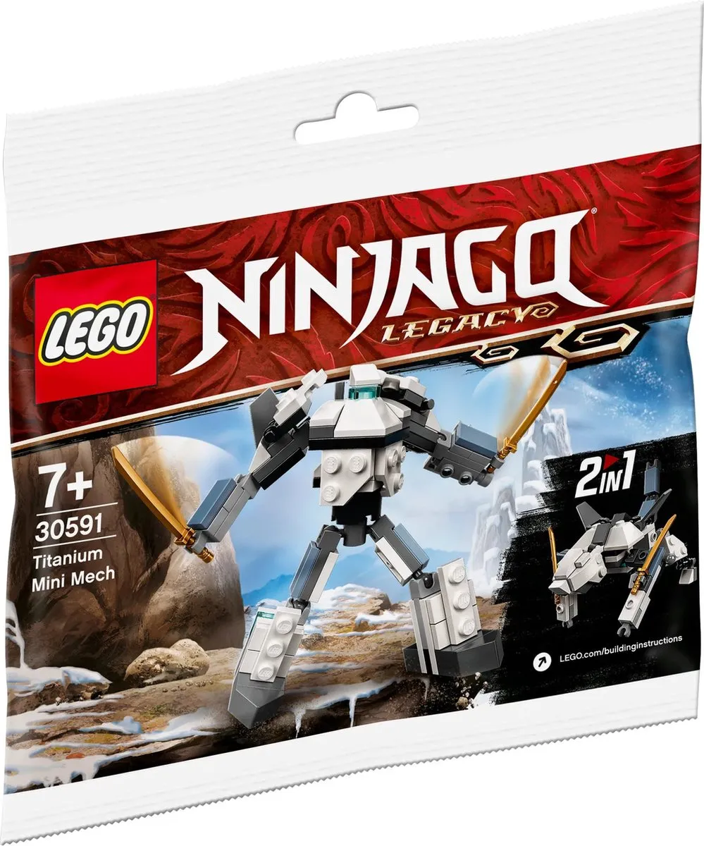 LEGO Ninjago Polybag Mini-Titan-Mech 77 Stukken - Meerkleurig