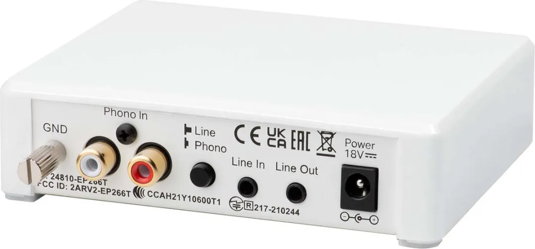 Pro-Ject Phono Box E BT 5 Voorversterker MM - Wit