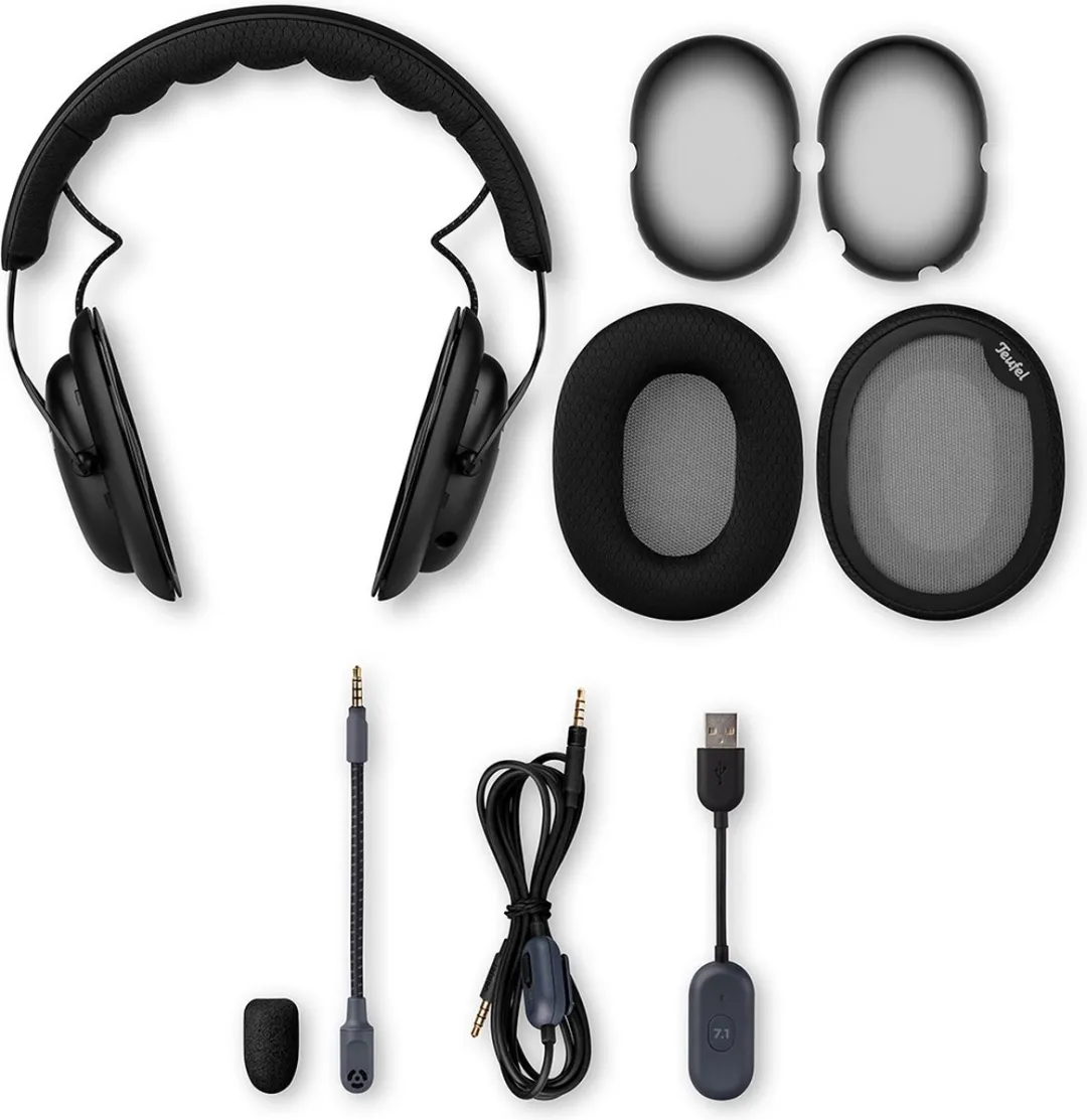 Teufel ZOLA Bedrade Gaming Headset 7.1 Surround - donkergrijs