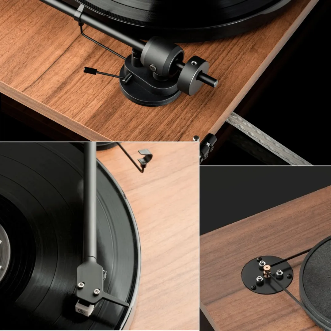 Pro-Ject E1 BT Platenspeler AT3600L - Walnoot