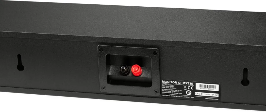Polk Monitor XT35 Center Speaker - 100W - 3 Inch - Zwart