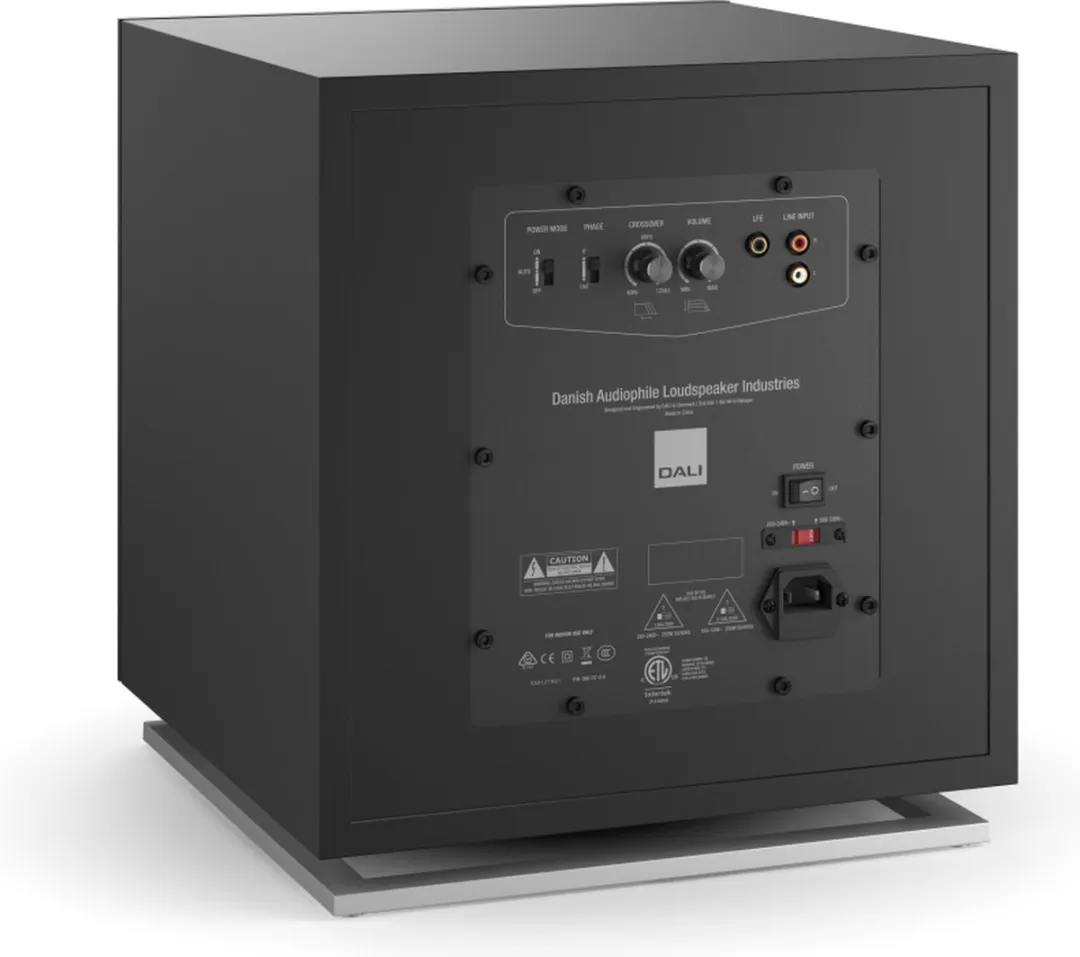 Dali SUB E-12 F Subwoofer - 250W - Zwart