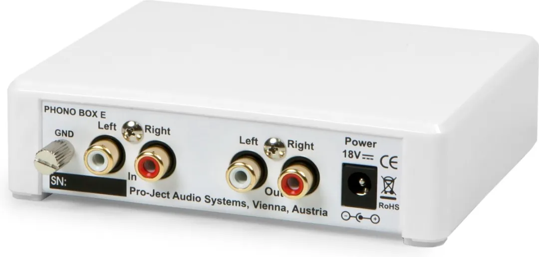 Pro-Ject Phono Box E MM Voorversterker - Wit