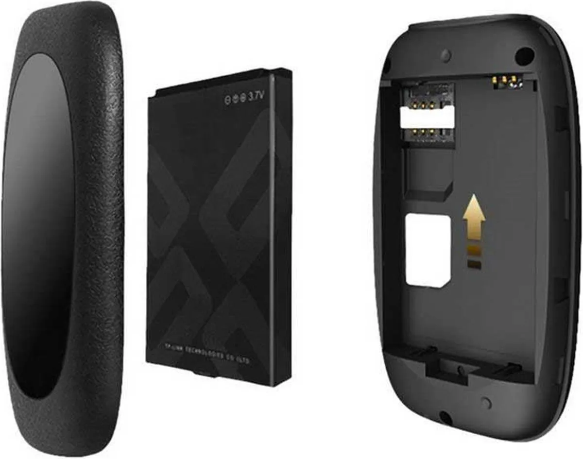 TP-Link M7010 MiFi Router - 10 Gebruikers - Zwart