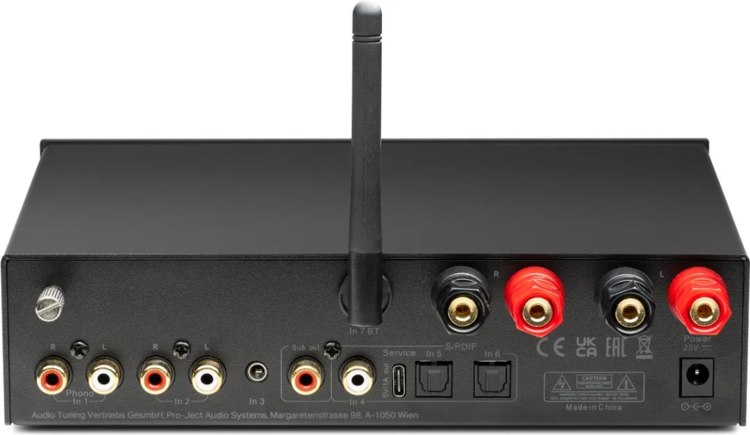 Pro-Ject Stereo Box E Geïntegreerde Versterker 70W - Zwart