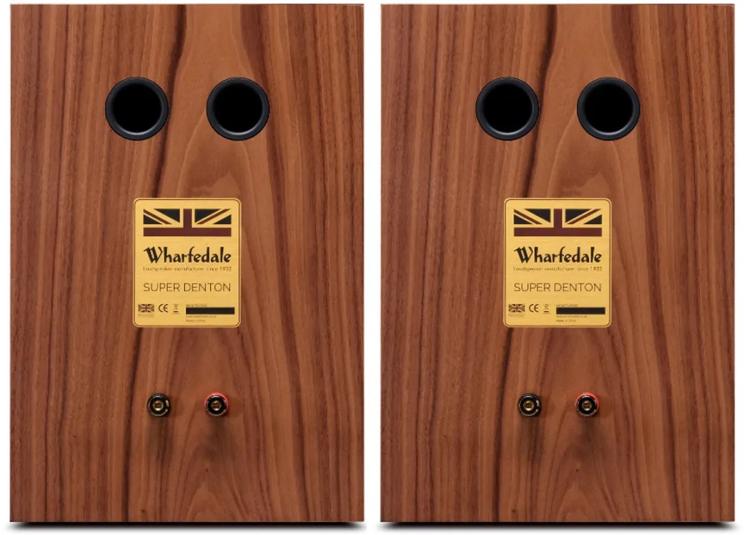 Wharfedale Super Denton Boekenplankluidsprekers - 3-weg - 120W - Walnoot