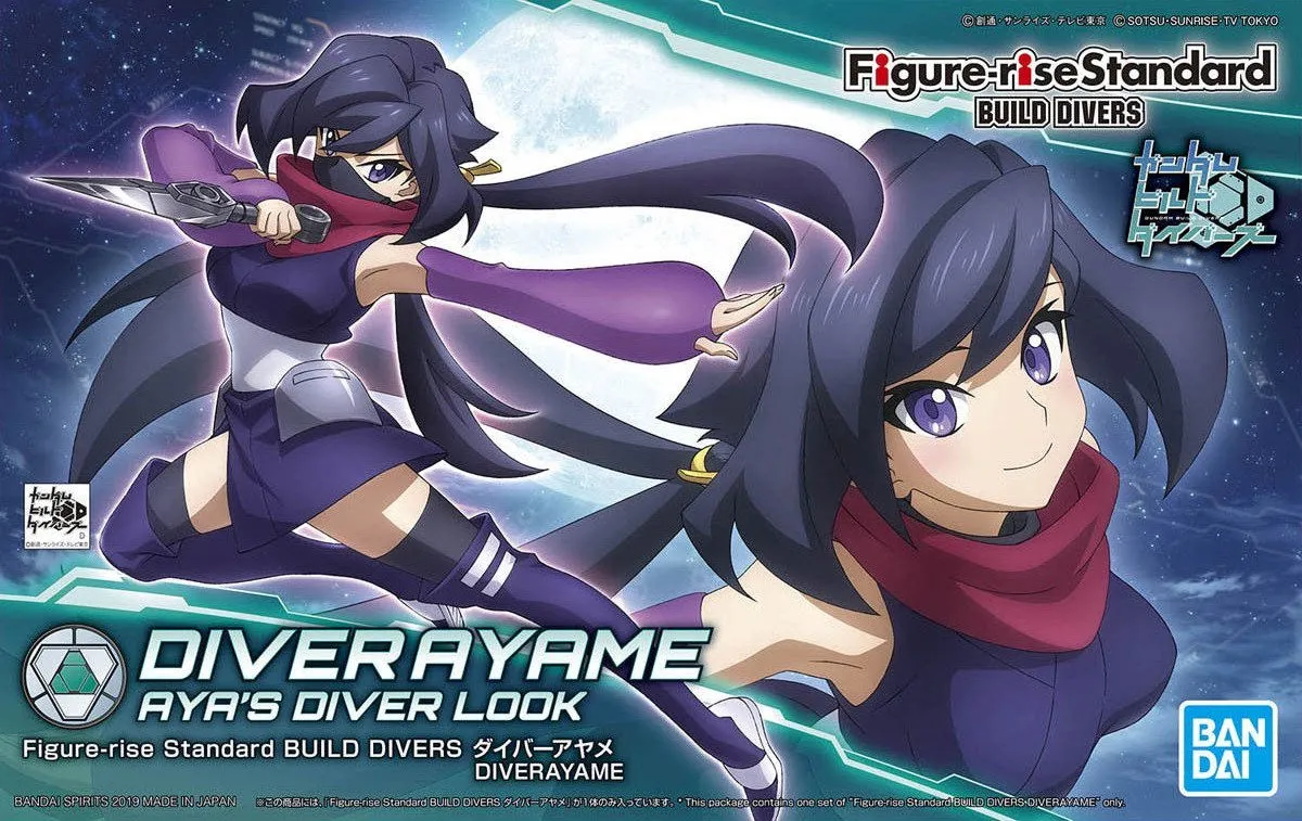 Bandai Namco Gundam Diver Ayame Aya's Diver Look Figure Rise - Staand - Zwart