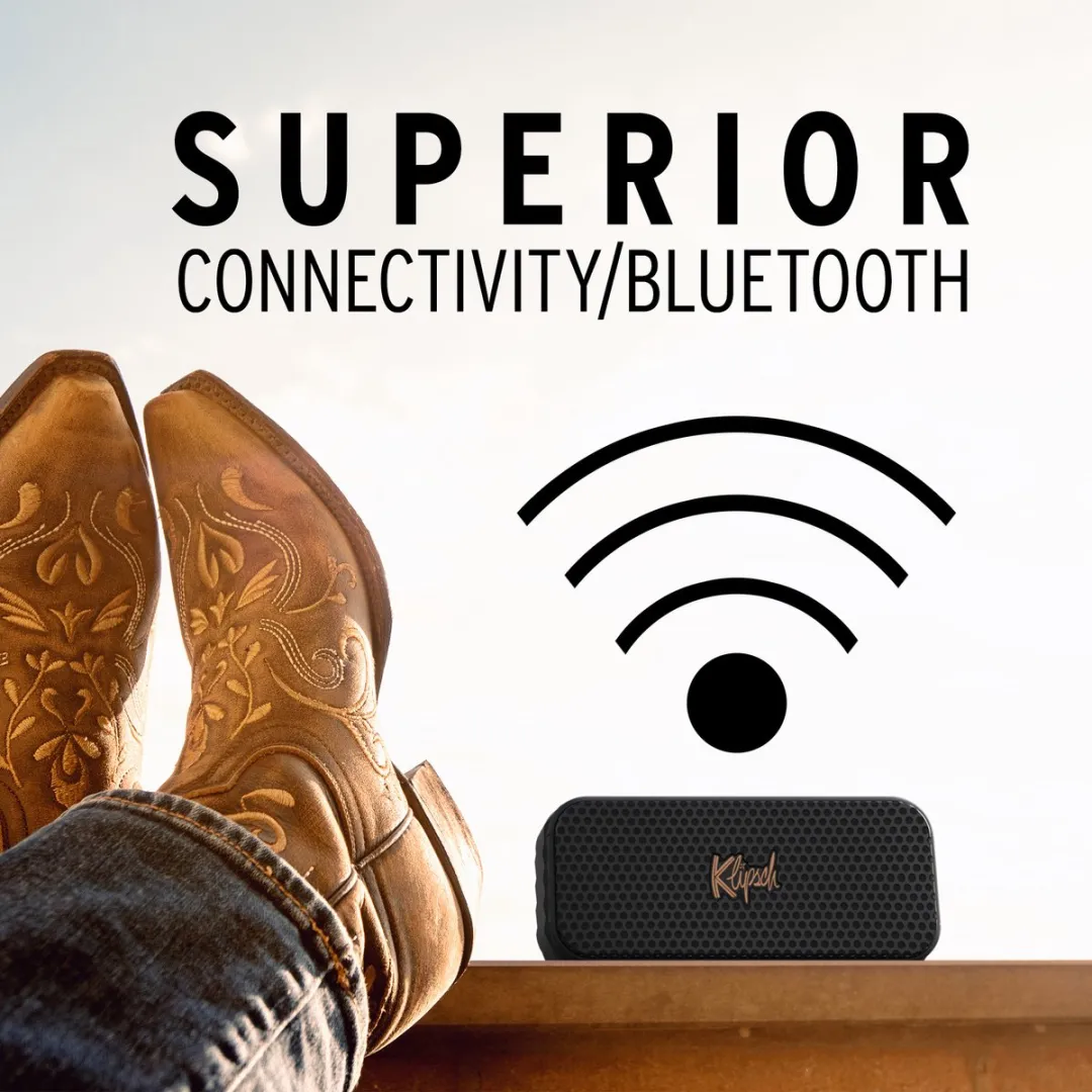 Klipsch Nashville K1072202 Bluetooth Speaker - 20W - Zwart