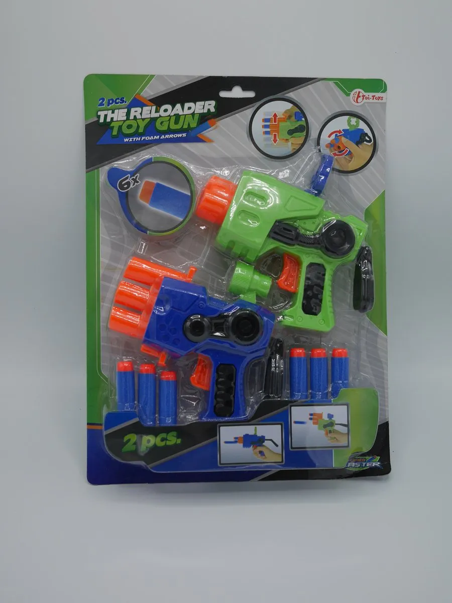 Toitoys Pijltjesgeweer met schuimrubberkogels