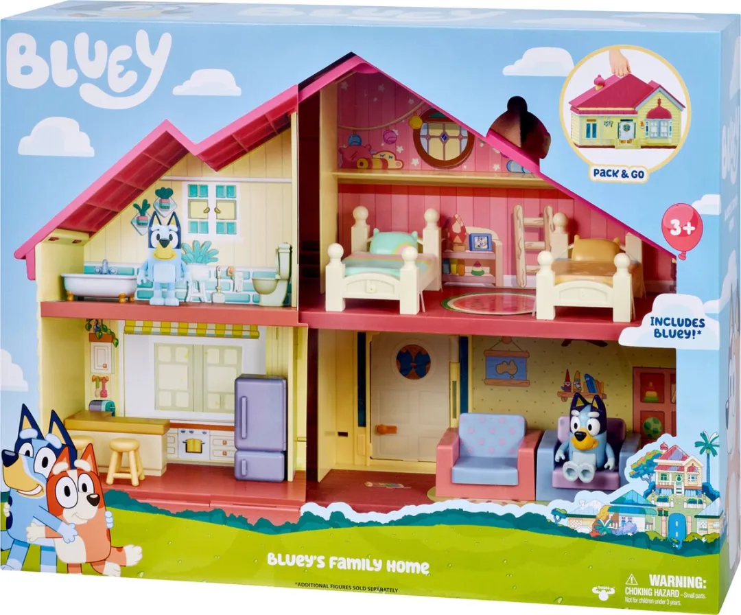 Moose Toys Bluey Speelhuis Speelset MS13024 - Multikleur