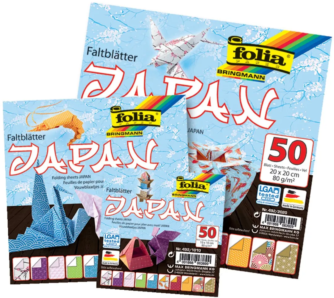 Folia Vouwbladen Japan 100x100mm