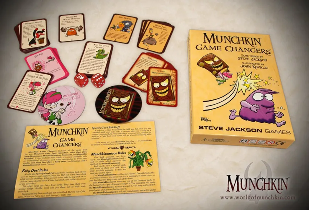 Steve Jackson Games Munchkin Game Changers Uitbreiding - Kaartspel