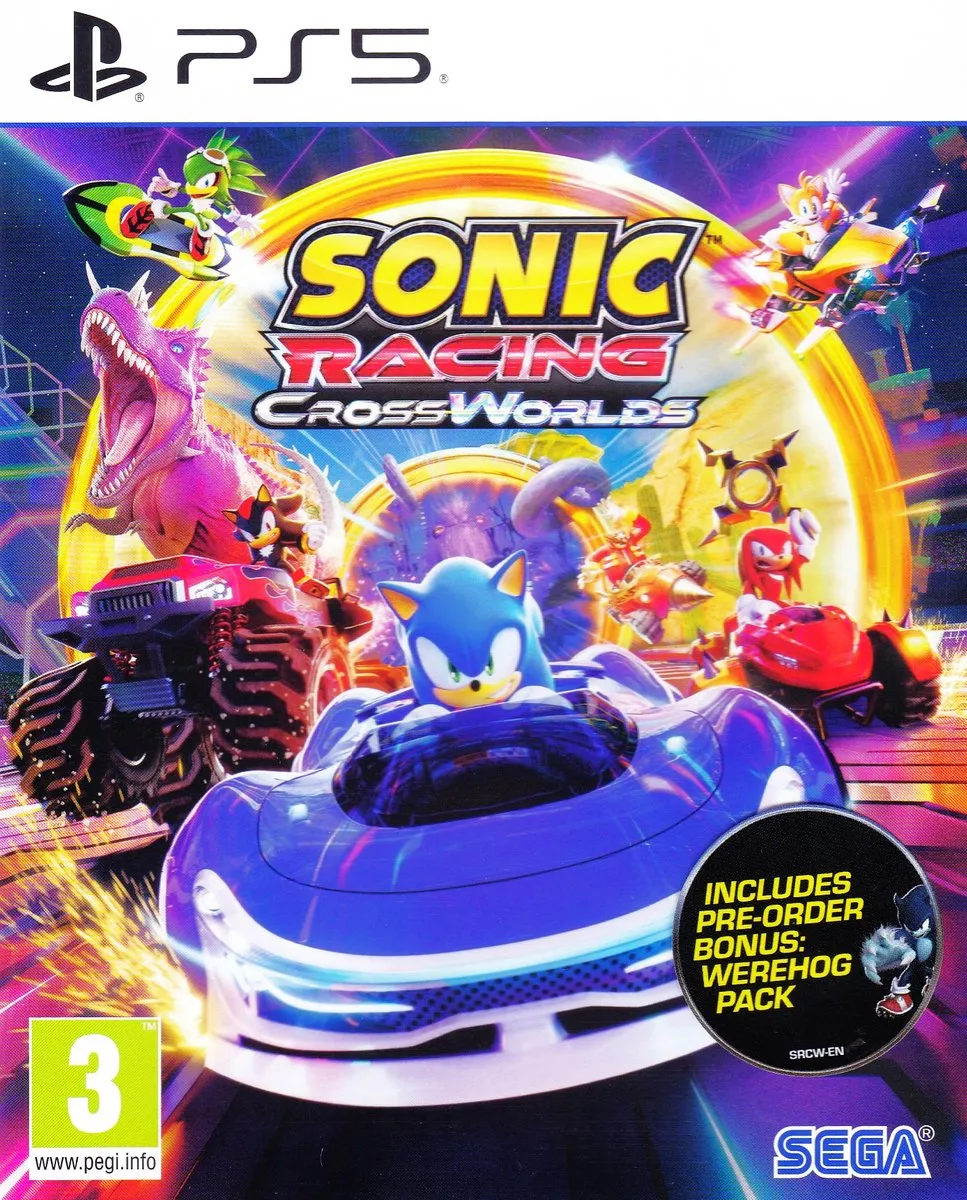 Sega Sonic Racing CrossWorlds PS5 - 12 Spelers Online