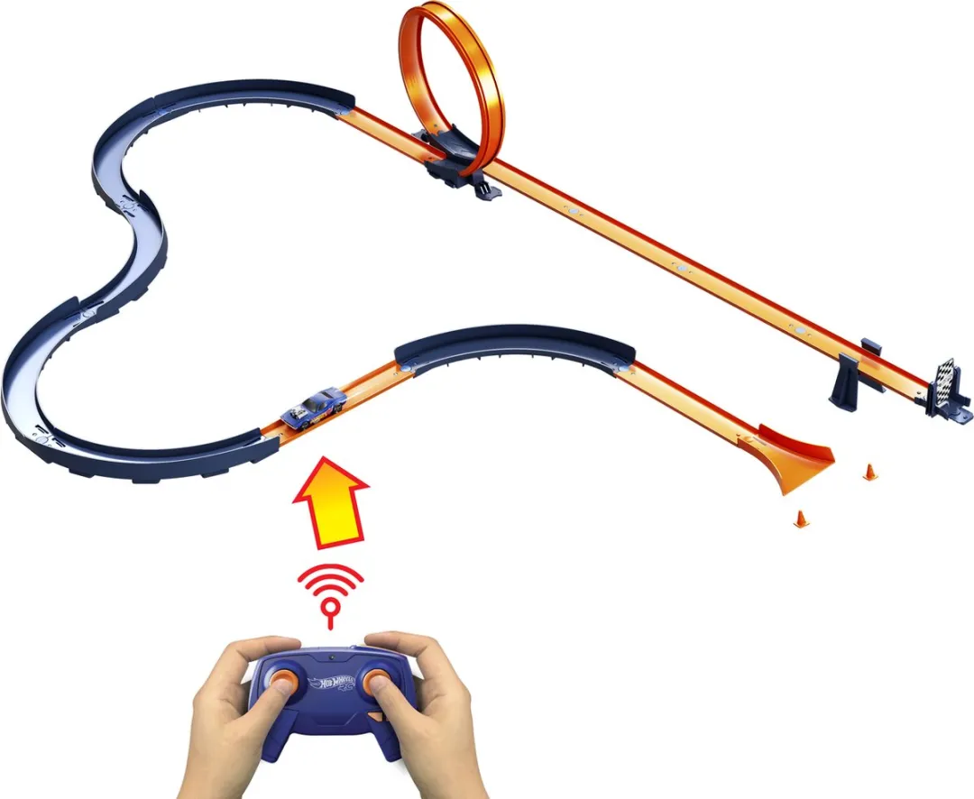 Hot Wheels RC Speed Challenge Baanset 30 Delen
