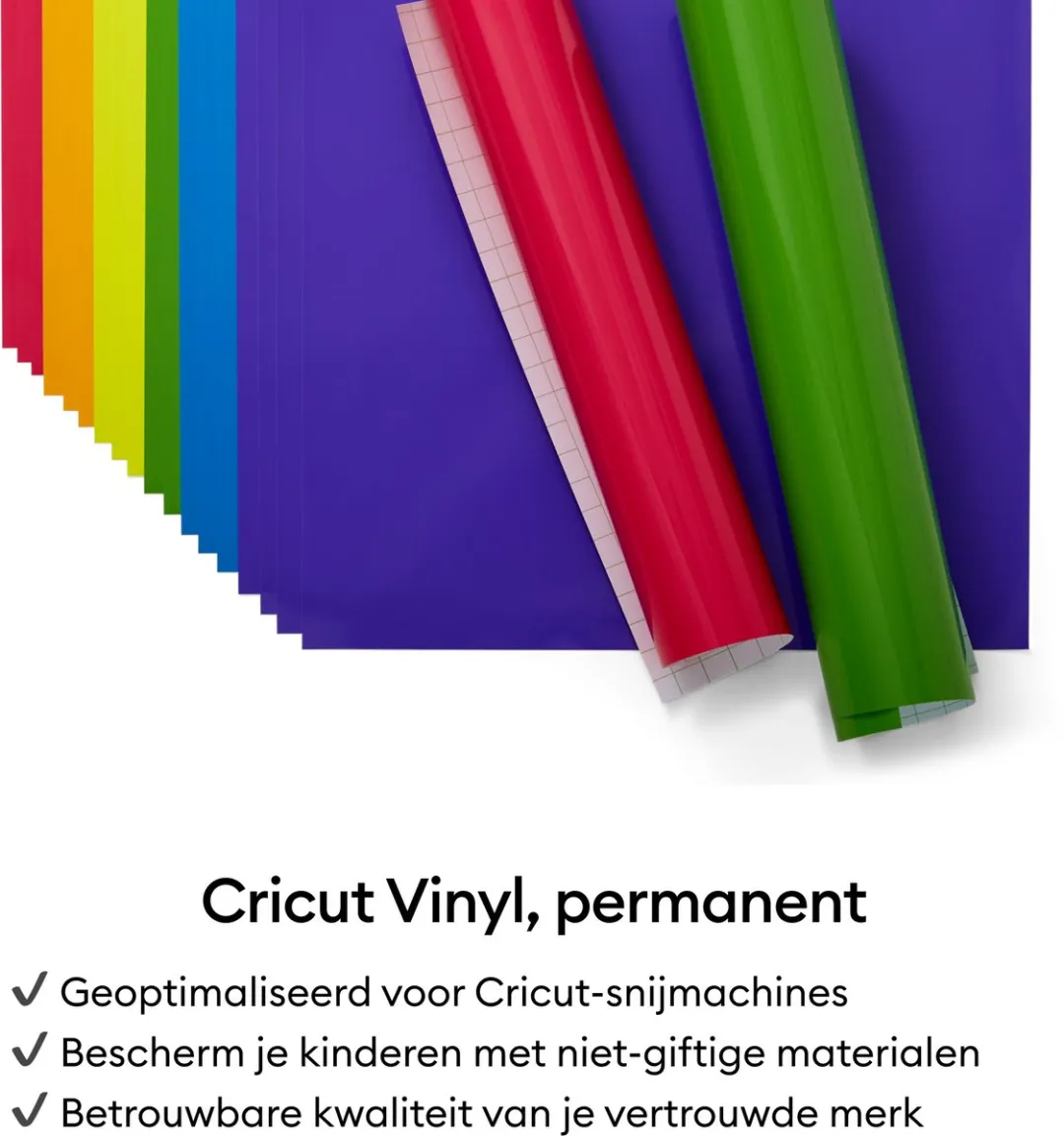 Cricut Metallic Vinyl Textuur Permanent 30,5x120cm - Goud
